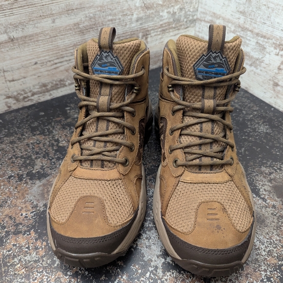 Skechers Arch Fit Recon Percival Boots Sz 9.5 M Used Blemish 204406 DSRT - Picture 3 of 10